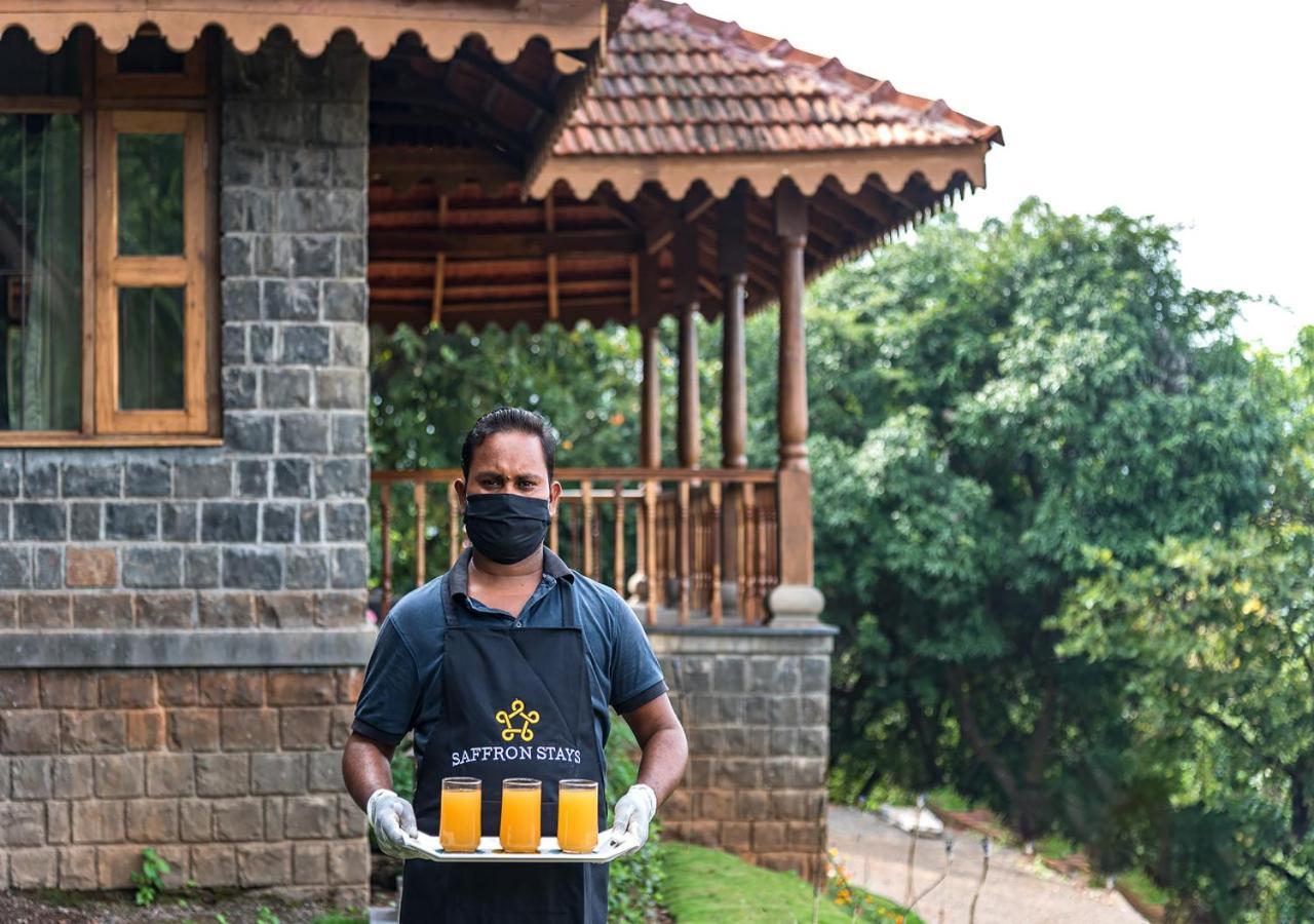 Saffronstays Niramay, Torna-Rajgad - Rustic Pool Villa With A Gazebo And Great Forest Views Marg Asni Exterior foto